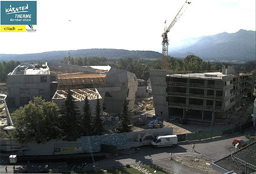 Baustellen-Webcam Kärnten Therme Villach